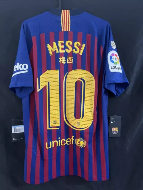 FC BARCELONA 18 19 El Clasico Shirt MESSI 10 21.00 PicClick UK