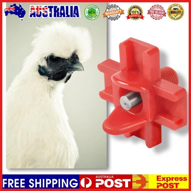 12pcs Chicken Drinker Feeder Automatic Chick Quail Water Nipple Drinking Tools