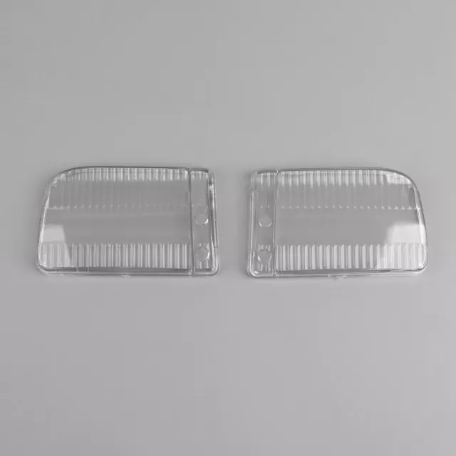 Pair Front Bumper Fog Light Clear Plastic Lens Fit For BMW E30 318i 318is 82-91
