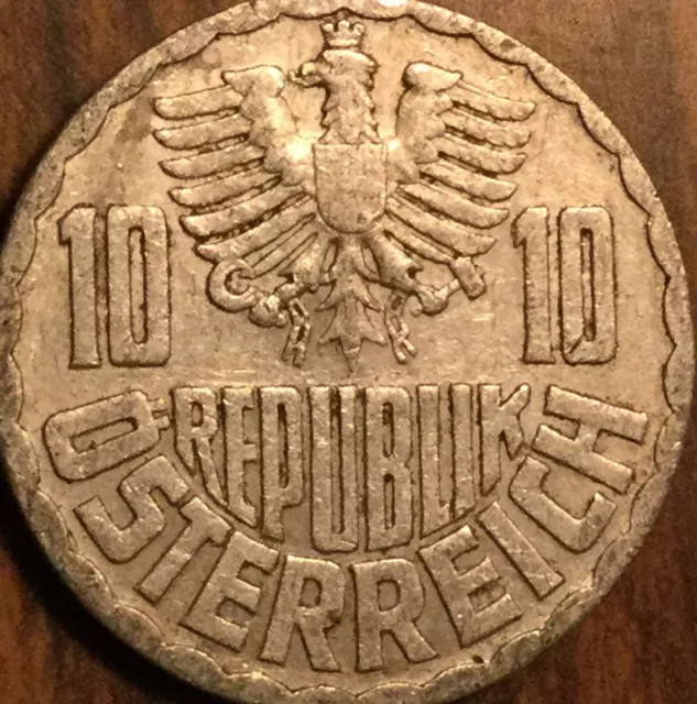 1955 Austria 10 Groschen Coin