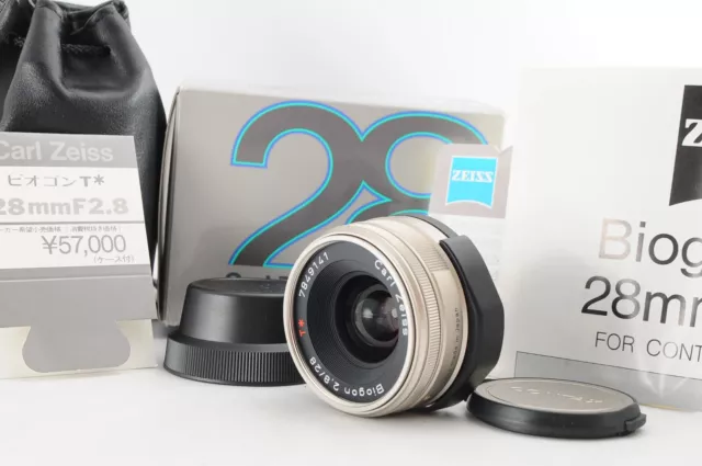 [Top MINT in Box] CONTAX Carl Zeiss Biogon 28mm F/2.8 Lens, From JAPAN G065