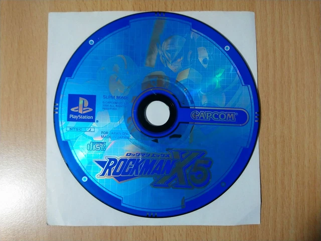 PS1 Rockman X5 (disc) (Japan Ver.) MEGA MAN SONY PLAYSTATION 1