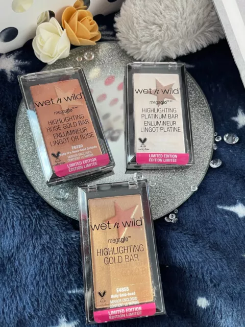 Limited Edition Wet n Wild Megaglo Highlighting Bars - Choose your Shade