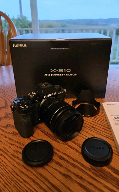 18 55mm Fuji Xs10 Used FUJIFILM X-S10 CAMERA With XF 18-55mm Lens
