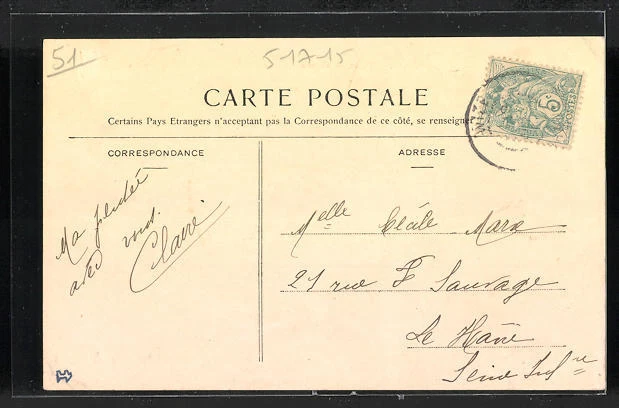 CPA Avize, Place du Marche et Fontaine 2