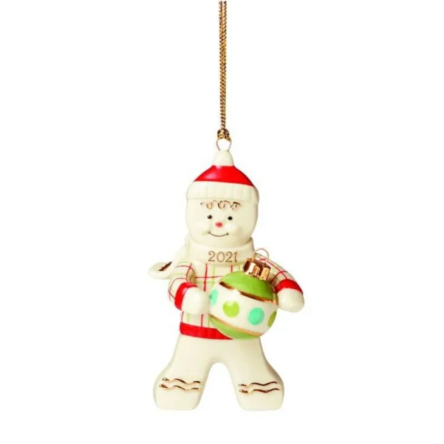 Lenox 2021 Gingerbread Ornament Figurine Annual Christmas NEW