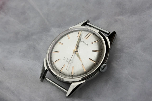 Vintage Vantage (Hamilton) men's watch, 21 jewel, auto, 100% stainless steel