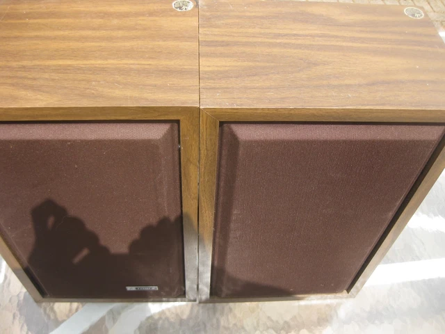 Fisher vintage 70's pair of speaker NL 8139-124 Fisher vintage 70's pair of speaker NL 8139-124