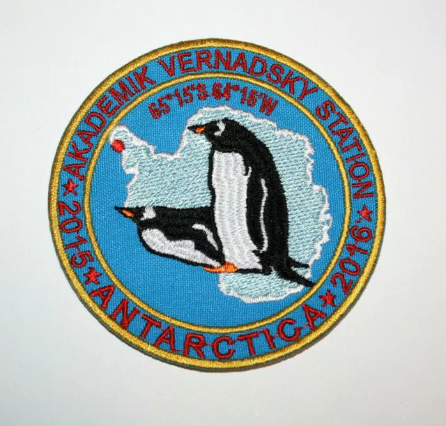 Patch Ukrainian Expedition Station Akademik Vernadsky Antarctica 2015 - 2016 *1