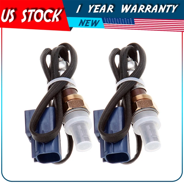 2pcs Downstream For 2002-2003 Nissan Altima 2.5L O2 Oxygen 02 Sensor
