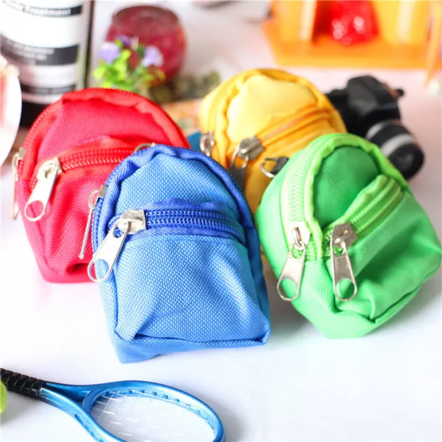 School Bag Dollhouse Miniature Shoulder Bag Backpack Decoration Accessories 1/6