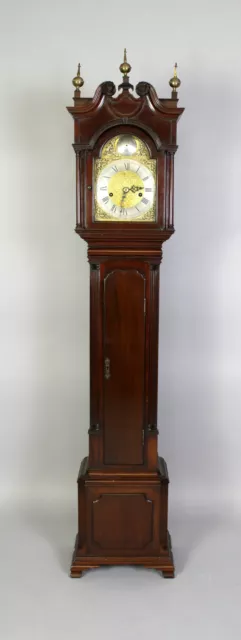 A Mahogany Grandmother Clock By John Walker London