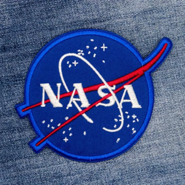 NASA Aufnäher Aufbügler Abzeichen Bügelbild Aufnäherbild Iron Stickerei Patch