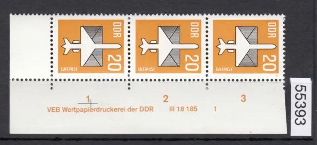 DDR 1983, Mich.-Nr.: 2832  ** DV FN 1  Eckrand