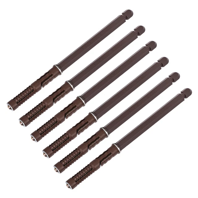 Floating Shelf Bracket Concealed Blind Shelf Supports Hardware 12mm x 192mm 6Pcs