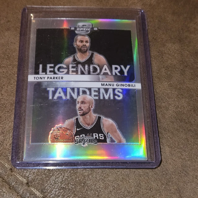 2022-23 Panini Contenders Optic Tony Parker Manu Ginobili Legendary Tandems #2