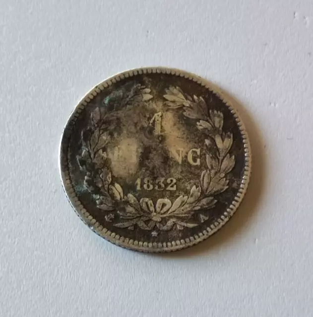 FRANCE - Pièce 1 Franc 1832A Louis Philippe