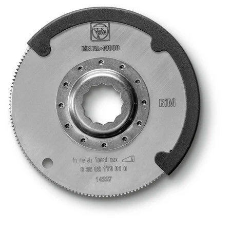 FEIN 63502179010 Hss Round Supercut Blade 4" Diameter Wit
