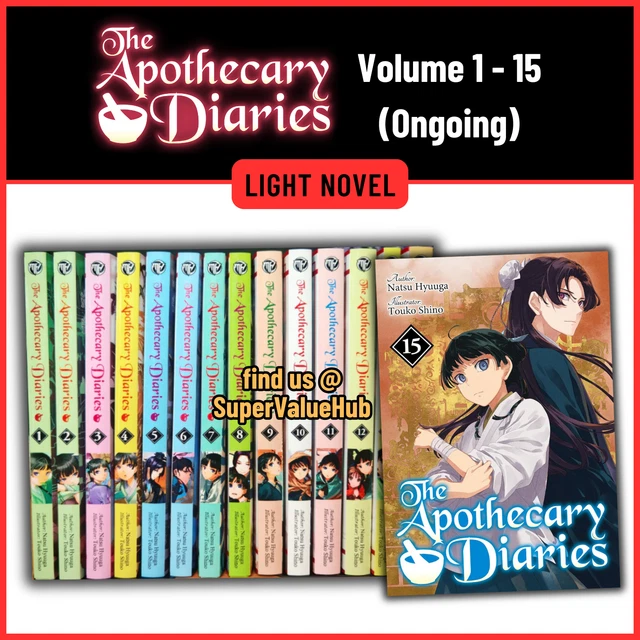 THE APOTHECARY DIARIES (Vol. 115) Light Novel Set Full/Loose English