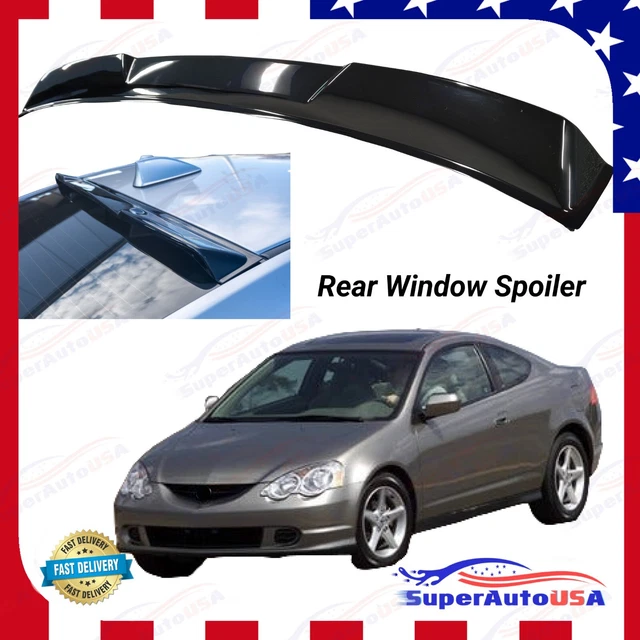Fits 2002-06 Acura RSX V Style Gloss Black Rear Roof Window Visor Spoiler
