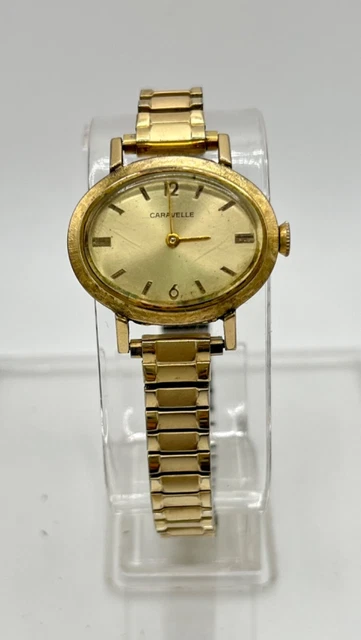 Bulova 96B350 Orologio Uomo Meccanico A Carica Manuale | Quadrante Arancione Cinturino In Gomma - 3
