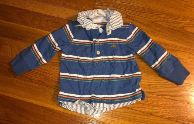 Baby Gap Long-sleeved Button Shirt, size 6-12 months