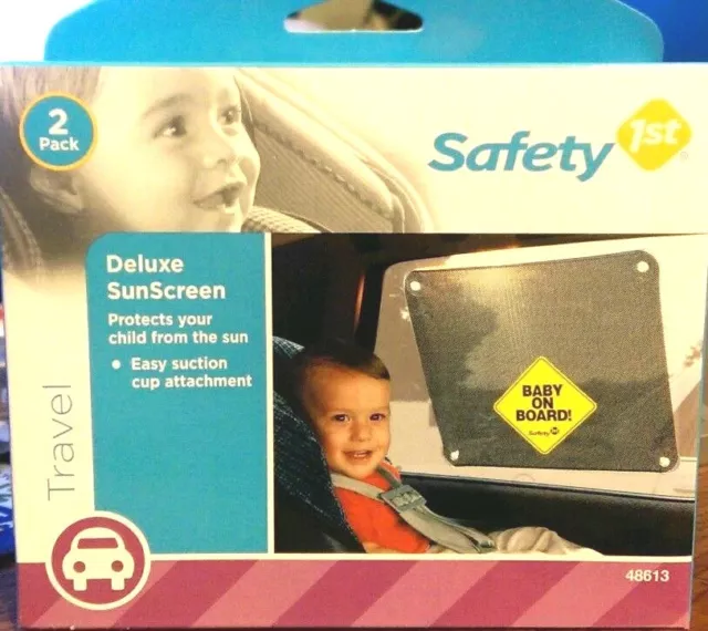 Safety 1st Baby On Board Deluxe Sunscreen (2 Pack)