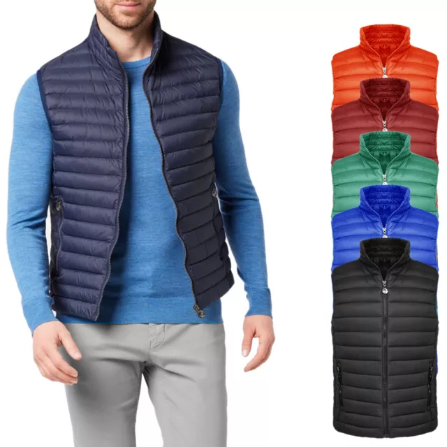 Sans Manches Homme Lumière Veste Casual Veste Gilet Slim Fit Veque