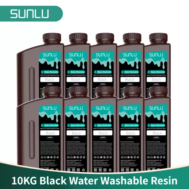 SUNLU 10×1KG Standard/ABS-Like/Water Washable 405nm UV LCD/DLP/SLA Curing Resin