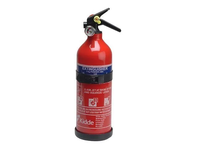 Kidde Fire Extinguisher Multi Purpose ABC Category Fires 1kg KIDKS1KG