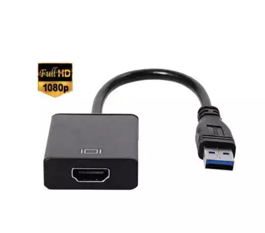 USB 3.0 Male to HDMI Female HD 1080P Converter Cable