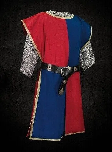 Medieval Tunic Mens Surcoat Tabard Reenactment LARP Costume