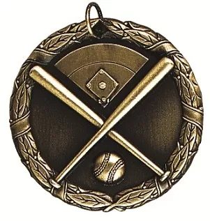 2" Gold Sports Activity Medal Award Medallion - Free Engraving - Free Shipping