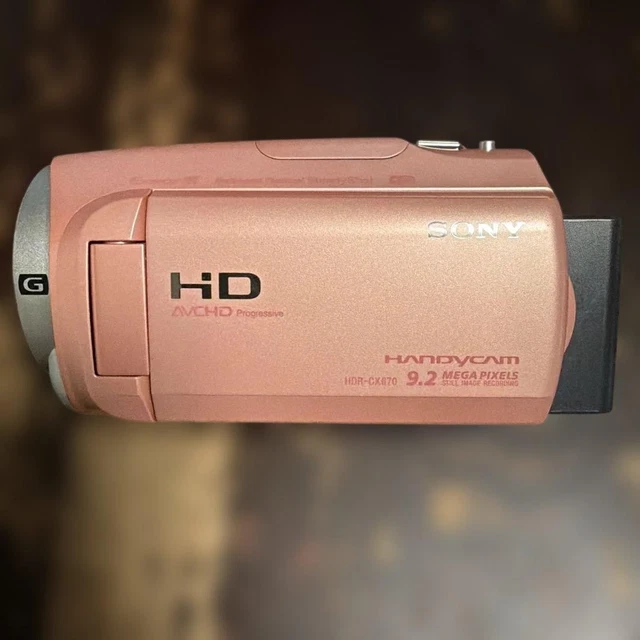 CÁMARA DE VIDEO Sony Handycam HDR CX670 rosa EUR 278,74 - PicClick ES