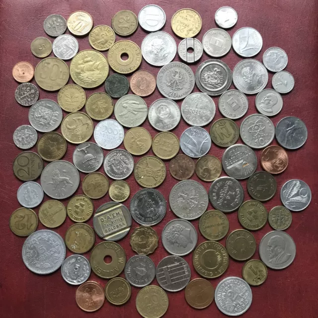 Münzen, Medaillen, Token, Jetons, Wertmarken alt/ neu Konvolut x 84 Stück Lot#33