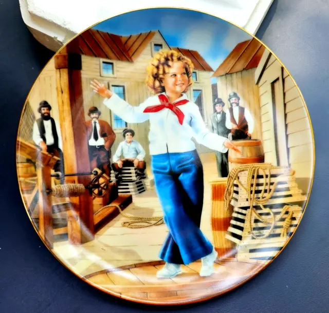 Shirley Temple Collector Plate  “Stand Up And Cheer” Ltd Ed. Danbury Mint