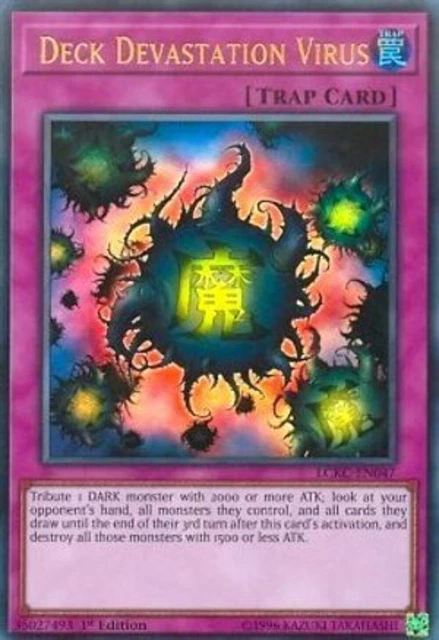 Deck Devastation Virus (LCKC-EN047) Ultra Rare Unlimited