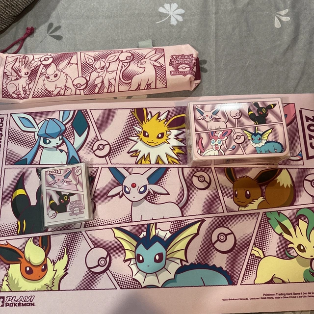 NEW POKÉMON NAIC Exclusive 2023 Bundle Playmat, Deck Box, Sleeves 5.