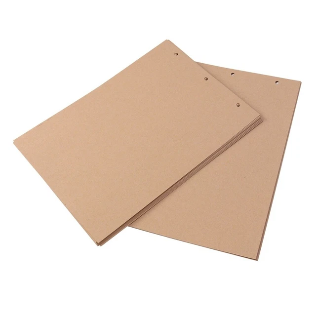 MasteelfCA 15 Feuilles de Recharge de Papier Scrapbooking Noir pour Album de 10 Pouces DIY