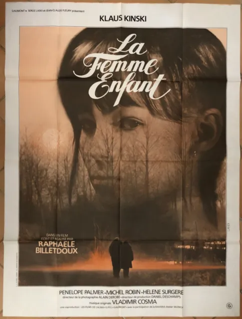 cinema-affiche originale- LA FEMME ENFANT - 120x160 - Landi - Klaus Kinski