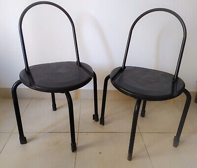 Flash Furniture 6 sedie Pieghevoli in Confezione Nera Modellata Confezione da 6 White 