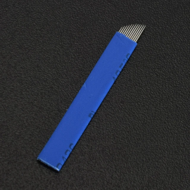 50 Pcs Lip Needles Eyebrow Needle Hand Tools Blank 5