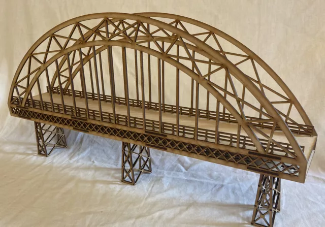 TR62 Double Track Truss Girder Bridge. OO/HO Gauge Model Kit. Train .590mm