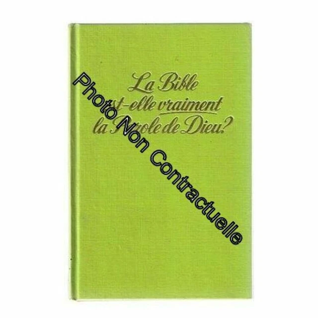 LA BIBLE ESTELLE VRAIMENT LA PAROLE DE DIEU Collectif Très bon