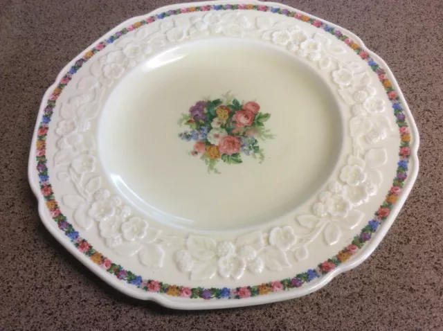 Vtg Crown Ducal Gainsborough England China Dinner Plates Set Of 4