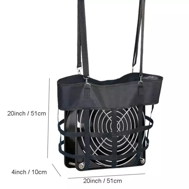 Box-Ventilator-Haltertasche, Leichte Pferdestall-Ventilatortasche Für