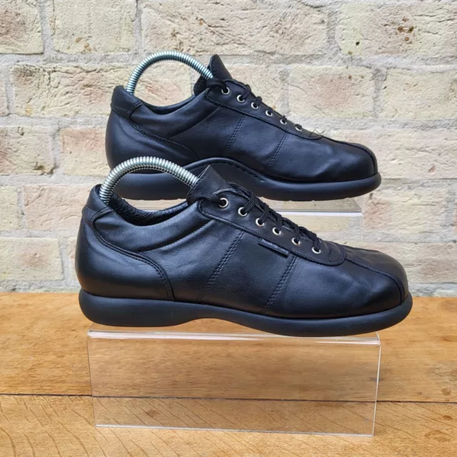 Sneakers stringate Russell & Bromley UK 6 in pelle nera