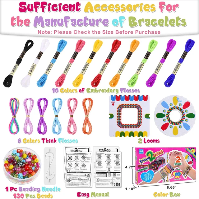 MODACRAFT FRIENDSHIP BRACELET Making Toys for Girl , Friendship DIY
