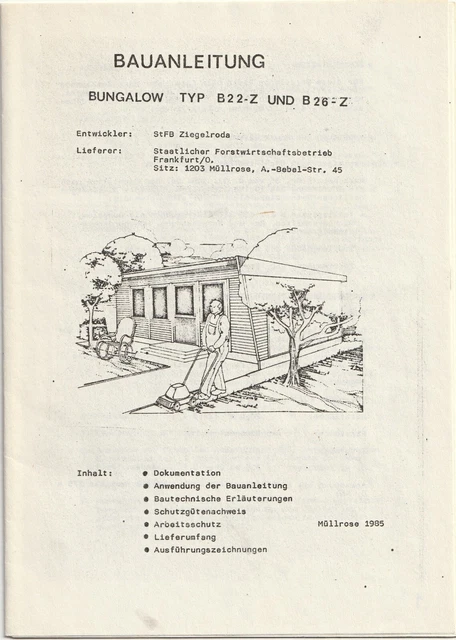 Ddr Bungalow Typ B26