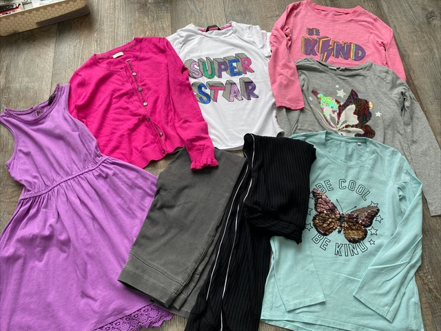 Bundle of age 10-11 girls, Next, Gap, dress, jeans bright, pink, be kind